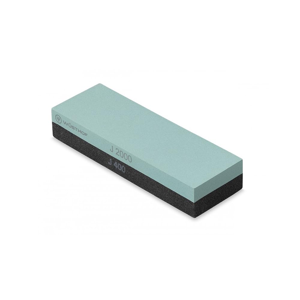 Wüsthof 6 Inch Ceramic Whetstone J400/2000, Black/Green