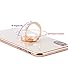 lenoup Glitter Bling Bling Phone Ring Holder,Sparkle Phone Ring Grip Artificial Diamond Stand,Rhinestone Cell Finger Ring for Phones,Pad(Rose Gold)