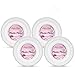 Laura Stein Crystal Clear Disposable Plates (160 Count, 6 Inch Plates) | Premium Dessert Sized Plastic Party Plates | Heavy Duty Plastic Plates For Weddings, Events & Parties (4 Pack x 40 Plates)