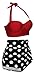 Newbely Polka High Waisted Bikinis Swimwear Sexy Swimsuits For Women