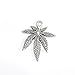 50Pcs Antique Silver Different Design leaves Charms For DIY Jewelry Making