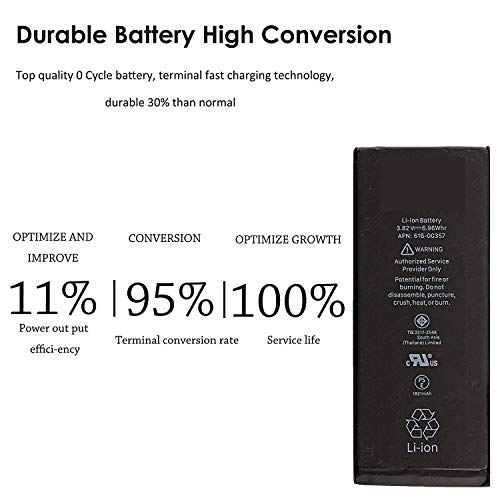 LONGLIFE Battery Replacement for Model iPhone 8 A1863 A1905 A1906 with Repair Tools Kit (Not for 8 Plus) Batería de repuesto