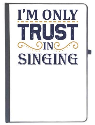 UDNAG Ruled Notebook Diary ‘Music | I’m only’, [A5 80Pages 80GSM]