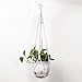 VISEMAN Macrame Plant Hanger-Outdoor Indoor Hanging Planter Holder/Hanging Basket Flower Hangers Cotton Rope with Bead for Home Decor