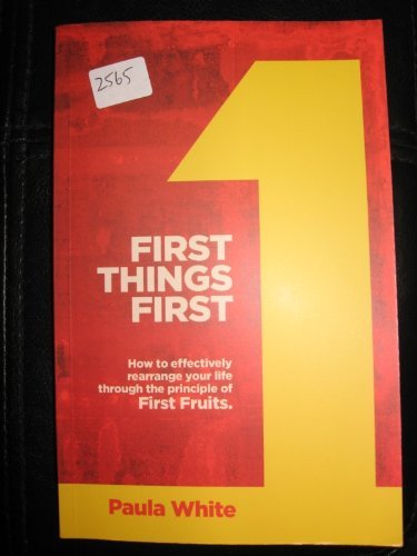 FIRST THINGS FIRST 1616588705 Book Cover