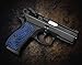 CZ 75 Compact G10 Grips, Sunburst Texture, Cool Hand Brand Blue/Black