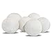 Wool Dryer Balls, Set of 6 Organic Laundry Balls for Dryer, White, by InsideSmarts