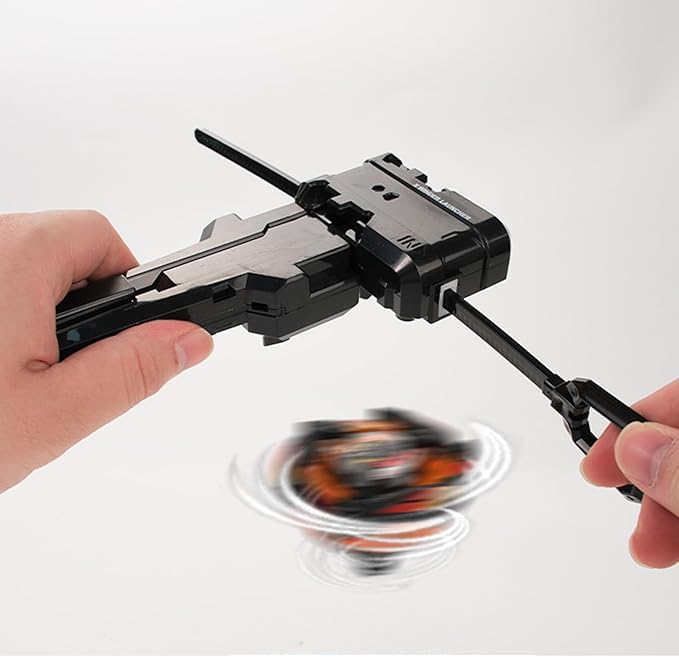 2 X Spinning Spinner Launcher with Grip Spinner