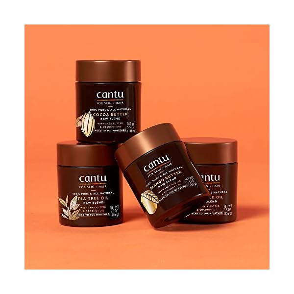 Cantu-Skincare-Cocoa-Butter-Raw-Blend-156g Cantu Skincare Cocoa Butter Raw Blend 156 g (Pack of 1) (Packaging may vary)
