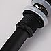 Ownace Bathroom Faucet Vessel Vanity Sink Pop Up Drain Stopper with Overflow Black Color