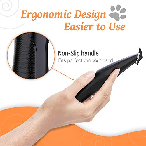 Dog Grooming Clipper, Cat Clipper Pet Hair Trimmer, Rechargeable Wireless Design Low Noise Electric for Hair Around Face, Eyes, Ears, Paw, Rump - Thumbnail 2
