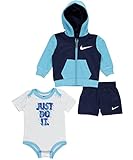 Nike Baby Boys' 3-Piece Layette Set - binary blue, 3 - 6 months