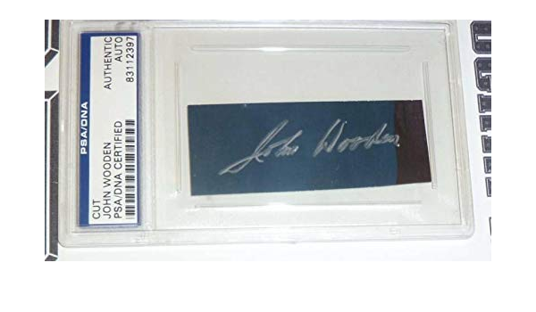 john wooden autograph