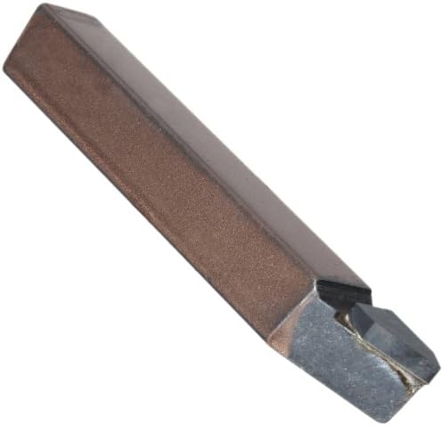 American Carbide Tool Carbide-Tipped Tool Bit for Offset Threading, Right Hand, C6 Grade, 0.5" Square Shank, ER 8 Size
