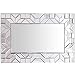 WATERJOY Large Framed Rectangular Bathroom Mirror, Sliver Vanity Glass Wall Make-up Mirror,...