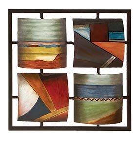 Amazon.com: Abstract Metal Wall Art Sculpture Home Decor 25"h, 25"w