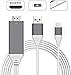 Compatible with iPhone iPad to HDMI Cable, Begmea 6.6ft HDMI Adapter,1080P HDTV Connector Cable, Digital AV Adapter Cord Compatible with iPhone X 8 7 6 Plus 5s 5, iPad, iPod to TV Projector (Gray)