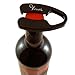 Vinara Wine Bottle Foil Remover Sharp 4 Wheel Wine Foil Cutter Opender with Magnets, (Black)