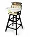Summer Infant Classic Comfort Wood High Chair, Fox and Friends, Espresso Stain