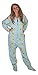 Forever Lazy Footed Adult Onesies, One-Piece Pajama Jumpsuits for Men and Women, Unisex. with Detachable Feet.