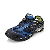 Clorts Men's Seaside Amphibious Athletic Pull On Water Shoe Hiking Water Sneaker WT05G
