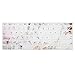 MOSISO Silicone Keyboard Cover Compatible with MacBook Air 13 inch A1466 A1369 2010-2017&Compatible with MacBook Pro 13/15 inch (with/Without Retina Display, 2015 or Older Version), Colorful Marble