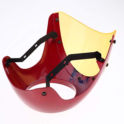 image for B Blesiya Motorcycle 7 inch Retro Headlight Fairing Windscreen Windshi