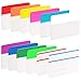 ExcelFu 240 Pieces 2 inch Index Tabs Flag Dispensers Sticky Page Markers Colored Tape for Binders, Books, Notebooks and File Folders