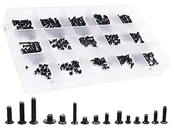 QTEATAK 300Pcs Black Laptop Notebook Computer