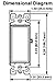 20 Pack Leviton 5601-2WM 15 Amp 120/277 Volt, Decora Rocker Single-Pole AC Quiet Switch - 10 Per Package - White
