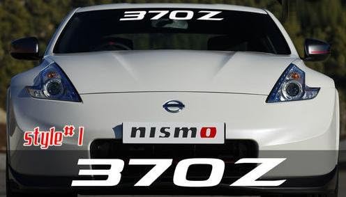 Nissan 370Z Windshield Decals 3" X 30"