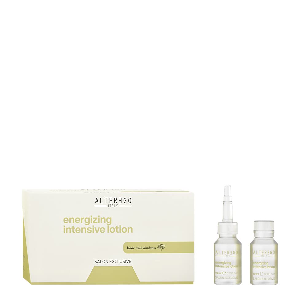 Alter Ego Intensive Energizing Vials for Weak Hair, 12x10ml, Unscented, Liquid, Unisex-Adults