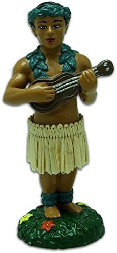 hawaiian dashboard hula boy doll