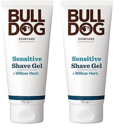 Bulldog Sensitive Shave Gel, 175ml, 2 Pack