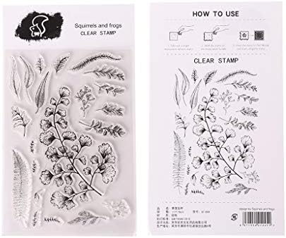 ShapeW Leaf Silicone Clear Seal Stamp DIY Scrapbooking Embossing Photo Album Decorative Paper Card Craft Art Handmade Gift