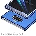 anccer Colorful Series for Sony Xperia 10 Plus Case Ultra Thin Fit Premium PC Material Slim Cover for Sony Xperia 10 Plus (Blue)