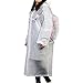 TINKSKY Reusable Rain Poncho Adults Portable Raincoats with Sleeves for Travel Outdoor, Size 45.2