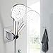 Adhesive Shower Head Holder, FEELSO Adjustable Handheld Shower Head Wall Mount Bracket