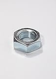 QSC 5/8-18 RHJN, 5/8-18 Steel Right Hand Jam Nut, Clear Zinc Plated