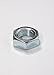 QSC 5/8-18 RHJN, 5/8-18 Steel Right Hand Jam Nut, Clear Zinc Plated