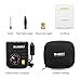 SUAOKI DC 12V Portable Mini Air Compressor Tire Inflator - 3 Nozzle Adaptors 4'' Air Hose, 9.84ft Cord with Cigarette Plug Pump to 120 PSI for Tires Balls and Inflatable Objects Black