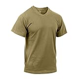 3-Pack of Rothco AR 670-1 Compliant Coyote Brown Military T-Shirts, XL