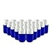 PharmaPump Airless Pump Bottles 50mL - 20 Pack - Blue Bottle With White Engine