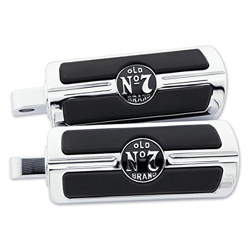 Jack Daniels Old #7 Motorcycle Footpegs Harley Male Mount 106-253