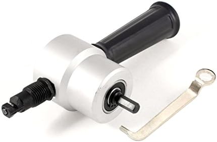 Double Head Sheet Nibbler Metal Cutter Drill Attachment Hand Tool Power Drill by Farmunion