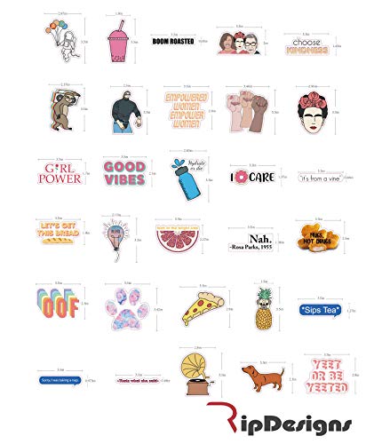 1 Stickers+Bottles+Sticker+Waterproof+RipDesigns