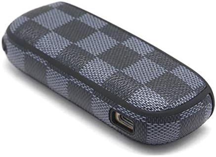 FANCYLEO Interesting Case for IQOS 3.0, High Quality PU Leather Cigarette Case (case only) (H12)(None Blue)