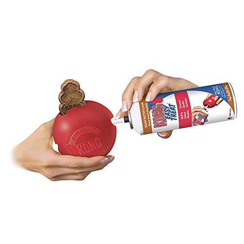 KONG Biscuit Ball and Peanut Butter Snacks Treat Dispensing Toy