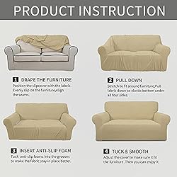 Easy-Going Stretch Oversized Loveseat Slipcover