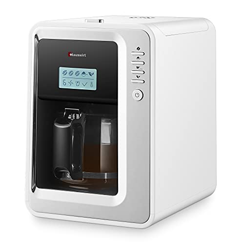 HAUSWIRT K6 Automatic Grind and Brew Coffee Maker, 6 Cup Drip Coffee